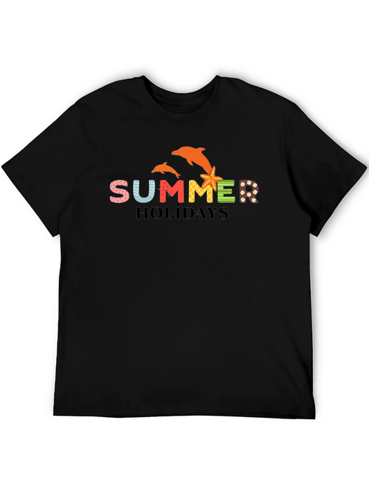 Summer Holiday Novelty Graphic T-Shirt