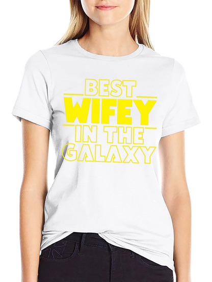 Best Wifey in the Galaxy Graphic T-Shirt