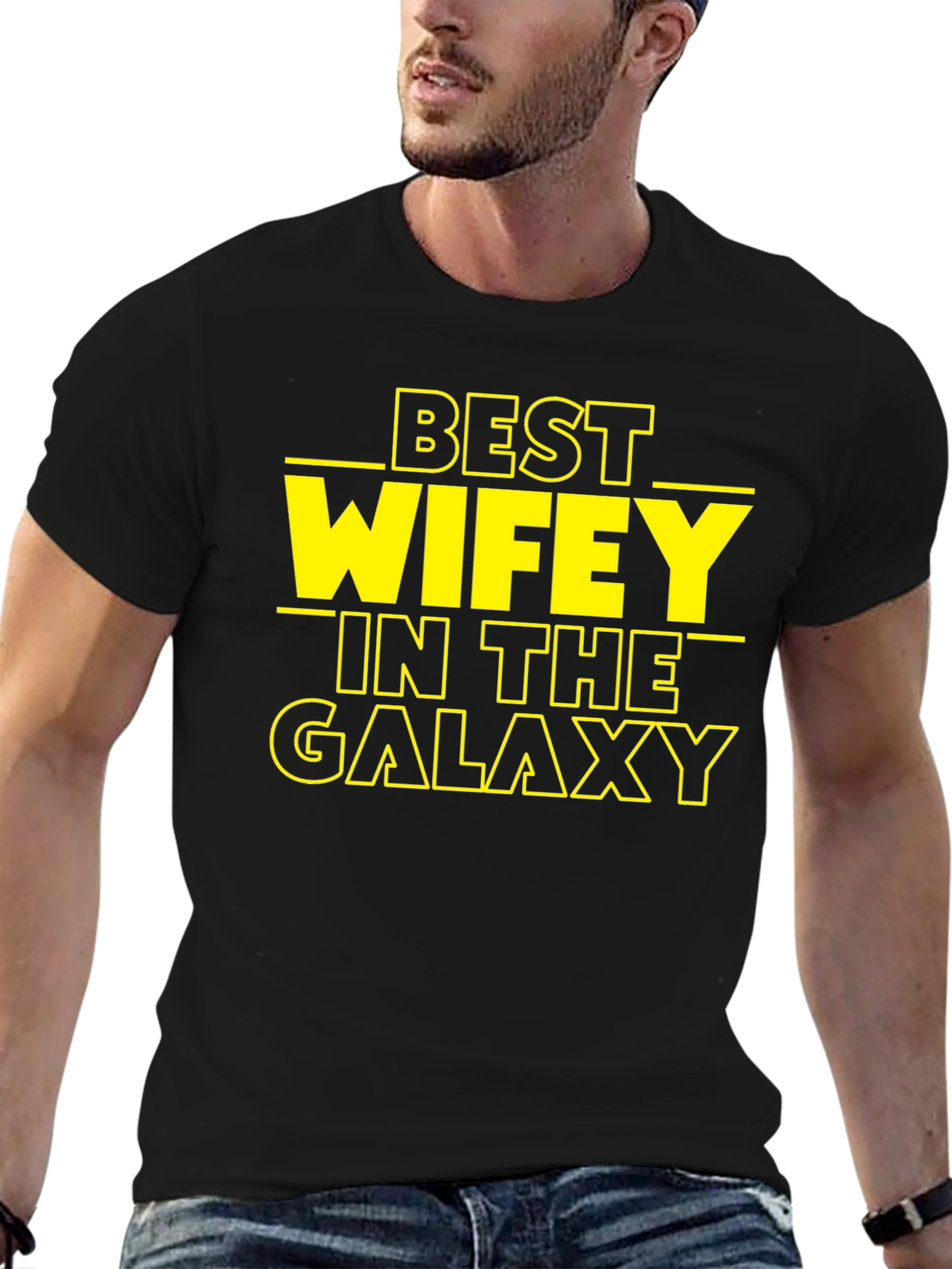 Best Wifey in the Galaxy Graphic T-Shirt