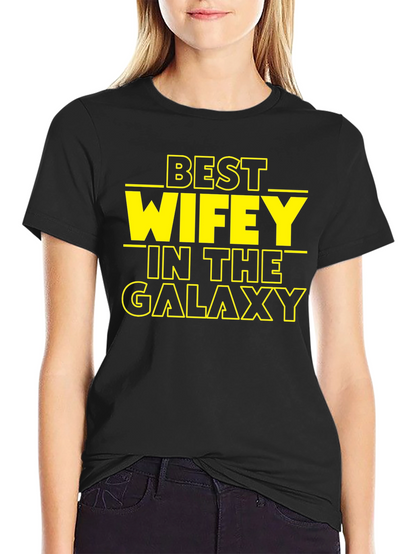 Best Wifey in the Galaxy Graphic T-Shirt