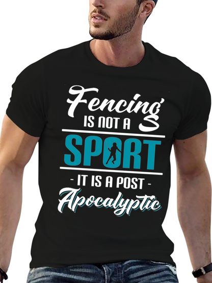 Fencing: A Post-Apocalyptic Sport Tee