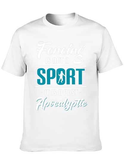 Fencing: A Post-Apocalyptic Sport Tee