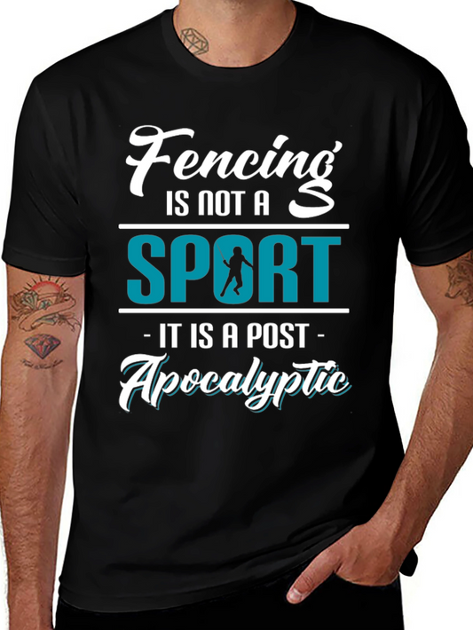 Fencing: A Post-Apocalyptic Sport Tee