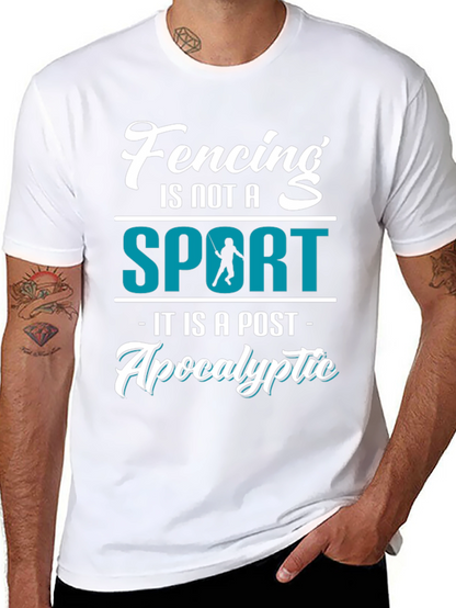 Fencing: A Post-Apocalyptic Sport Tee