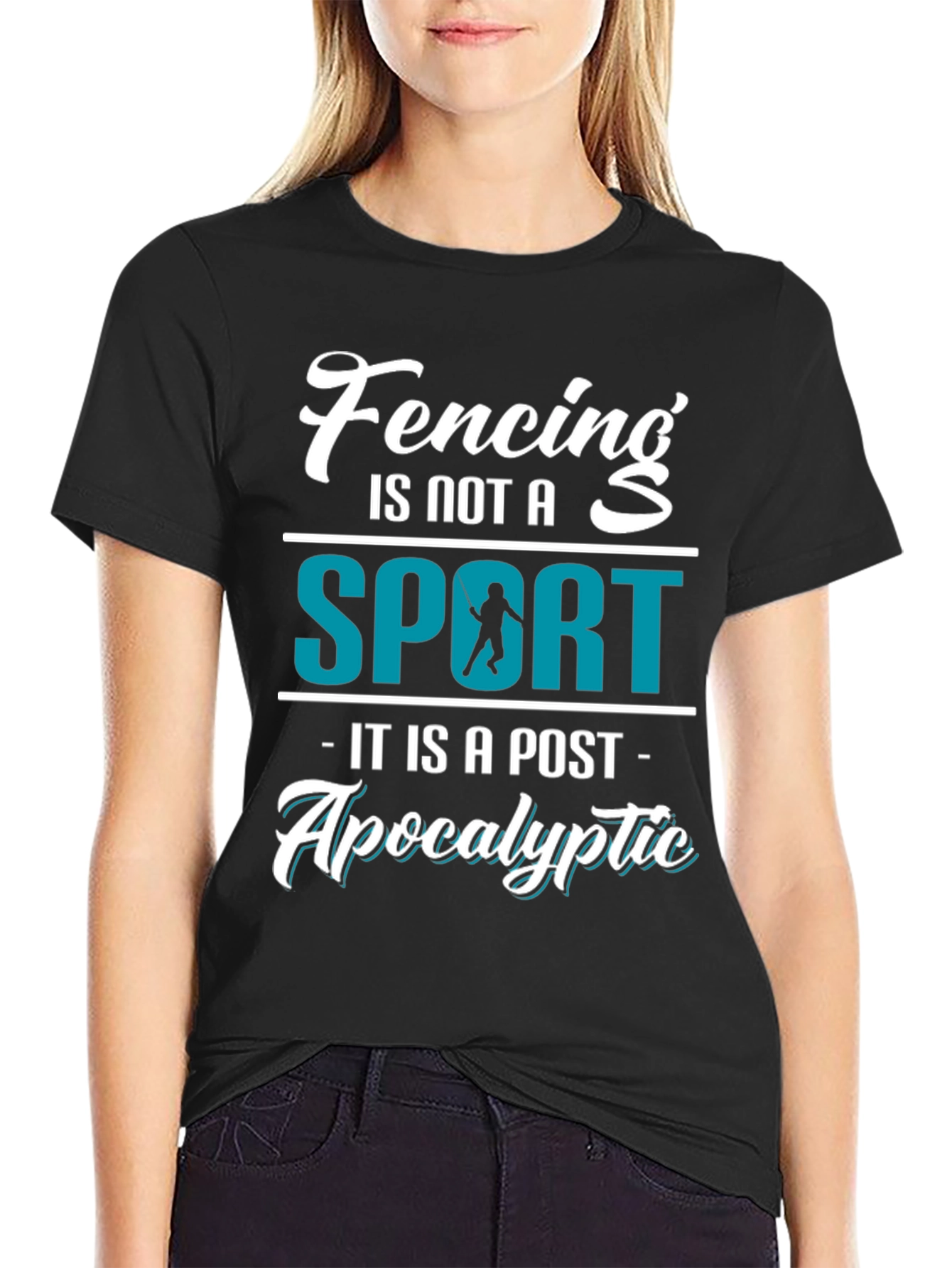 Fencing: A Post-Apocalyptic Sport Tee