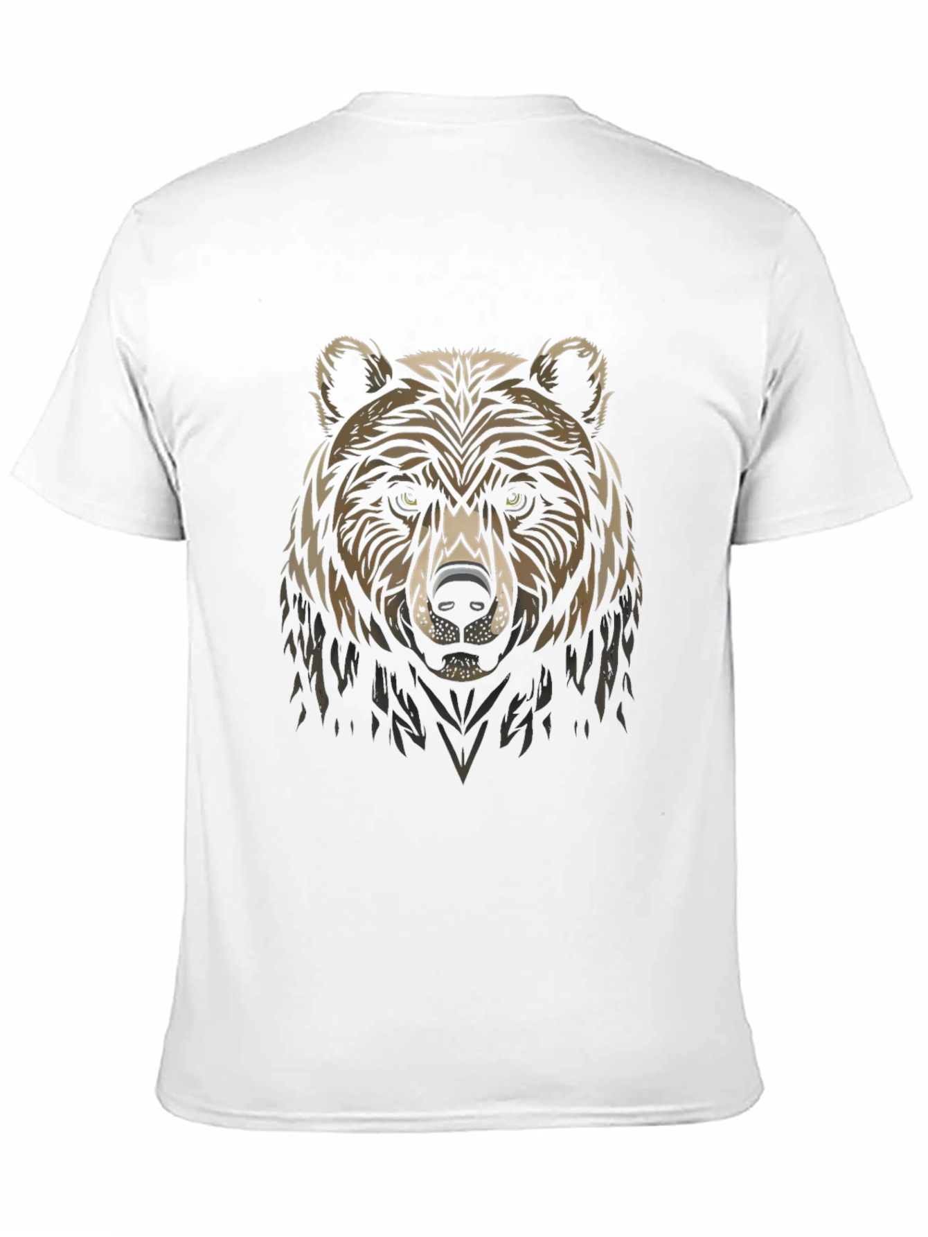 Bear Graphic Black T-Shirt - Stylish Animal Tee