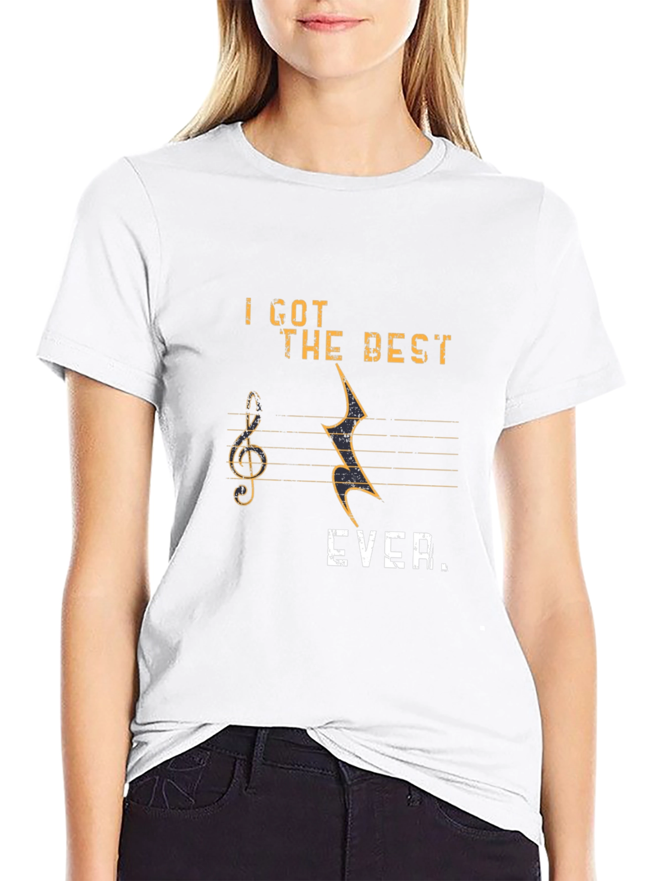 I Got The Best EVER. Music Graphic T-Shirt