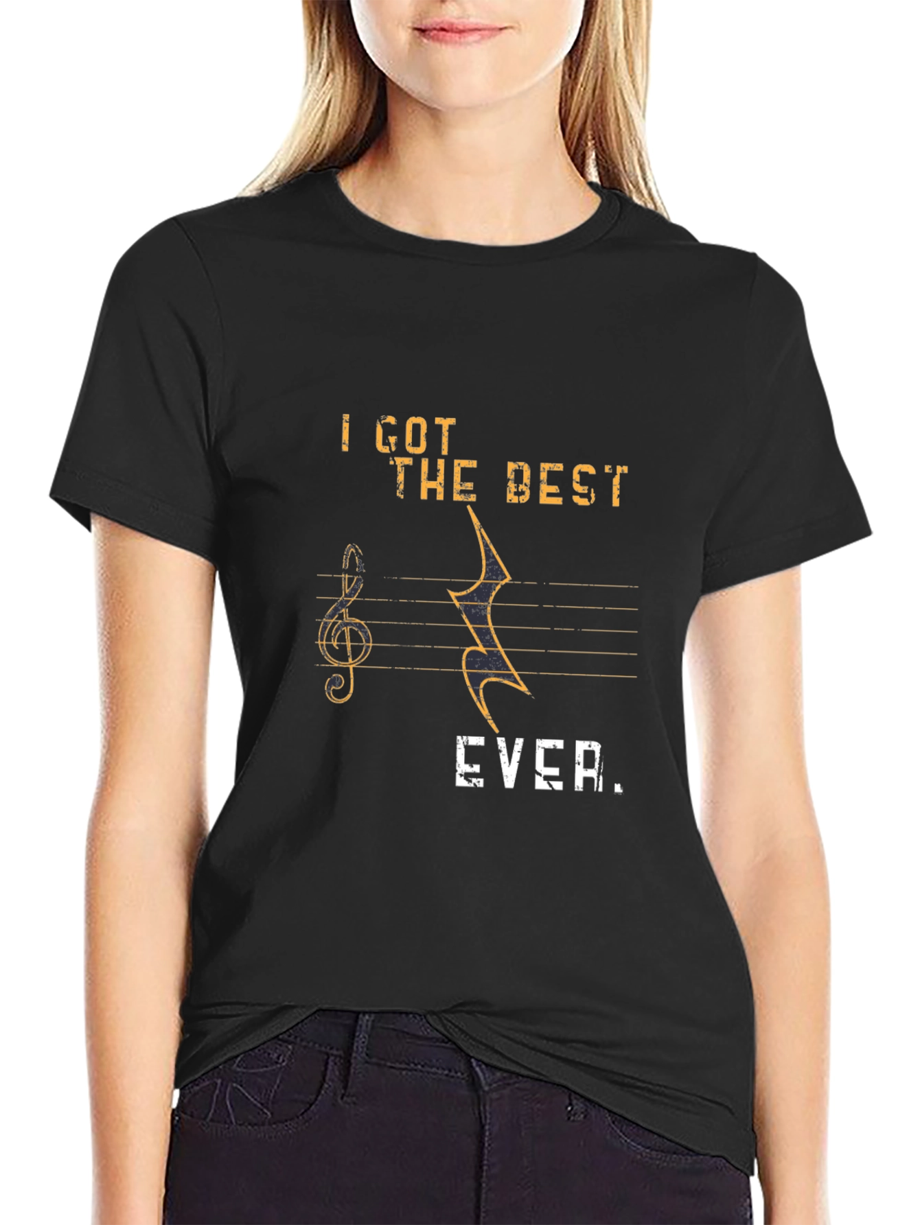 I Got The Best EVER. Music Graphic T-Shirt