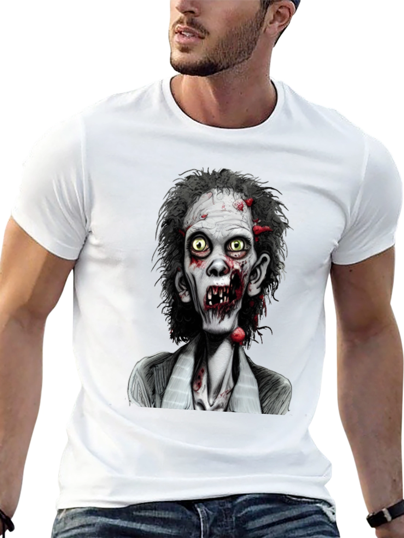 Zombie Graphic T-Shirt - Horror Style