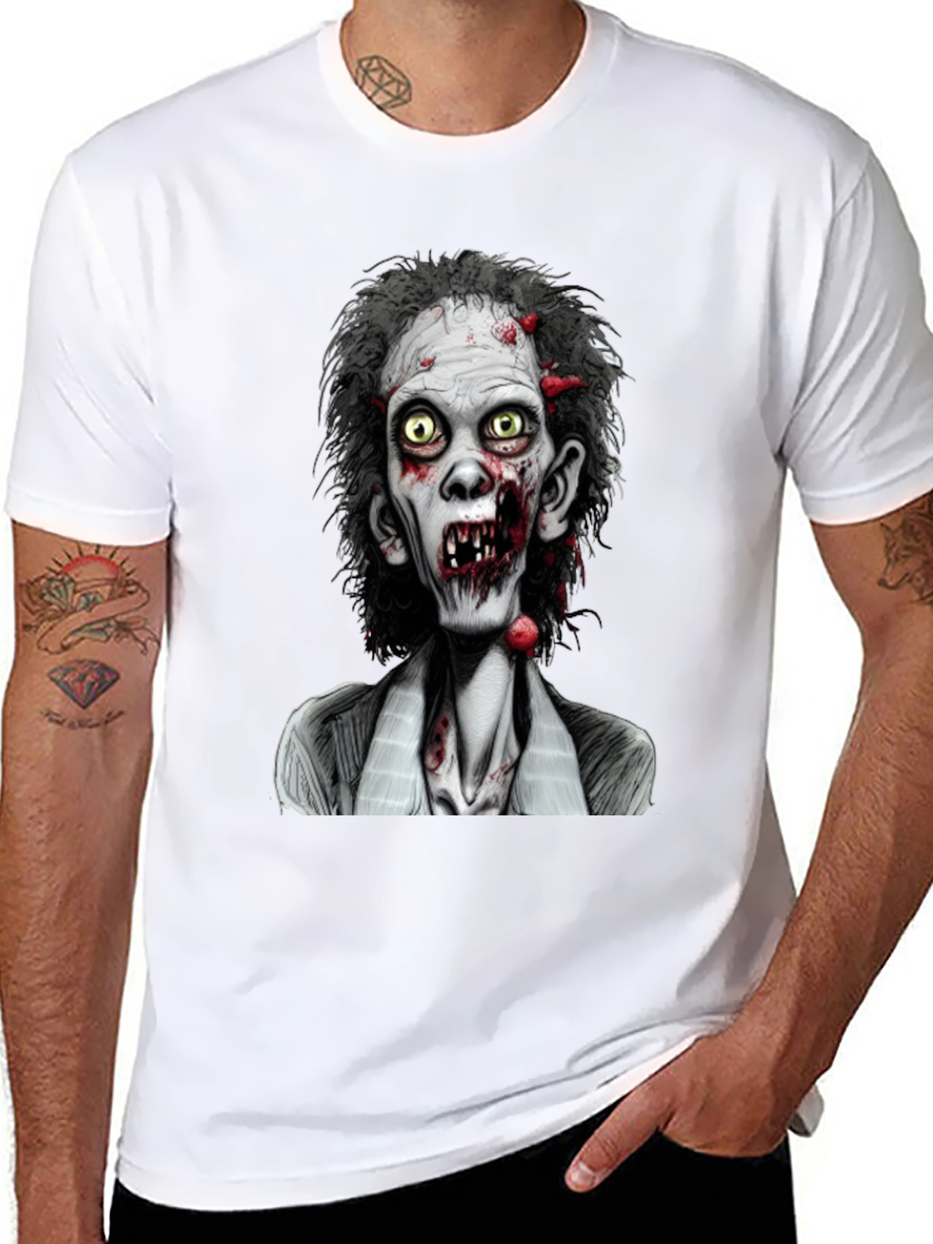 Zombie Graphic T-Shirt - Horror Style