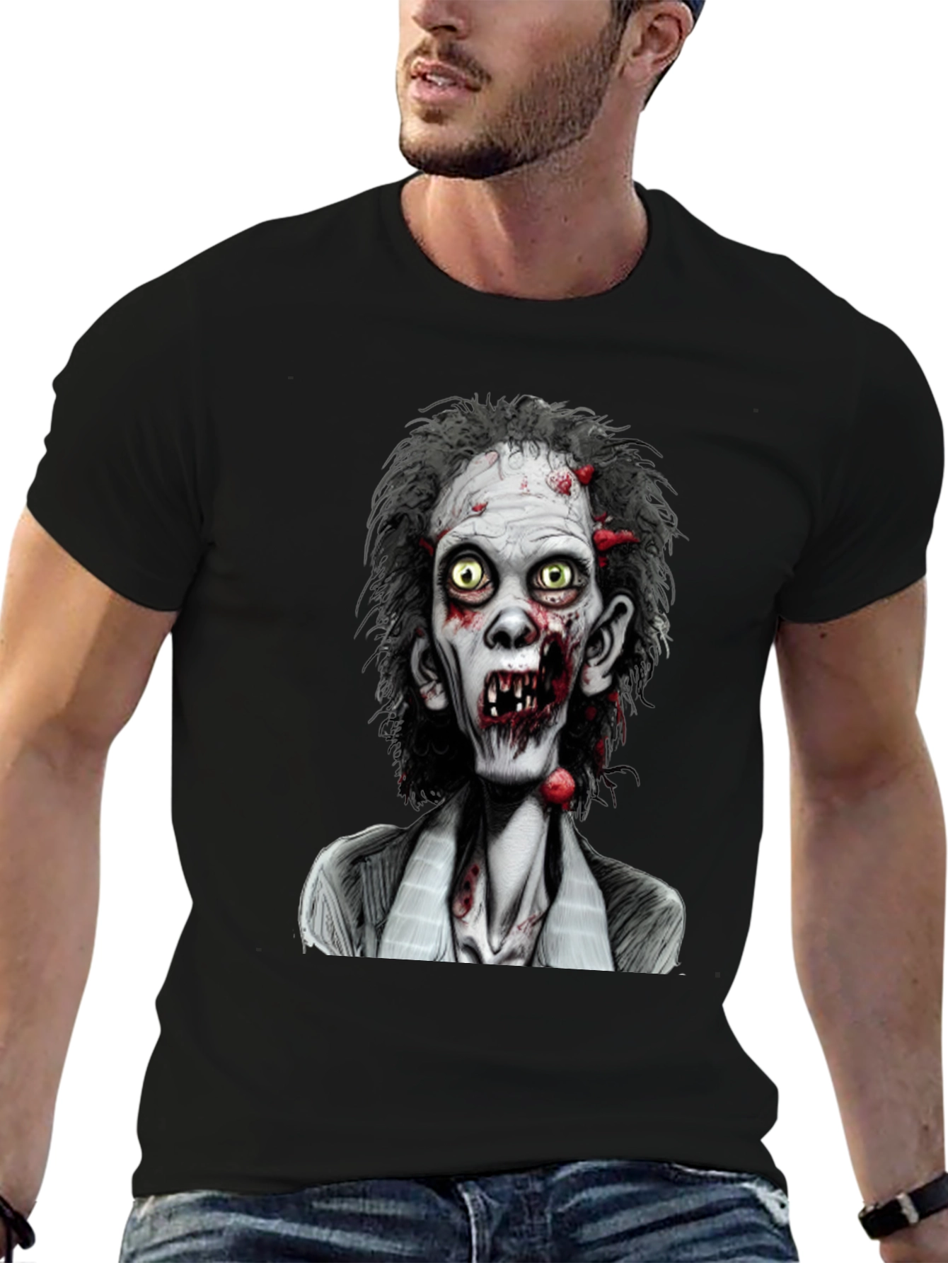 Zombie Graphic T-Shirt - Horror Style