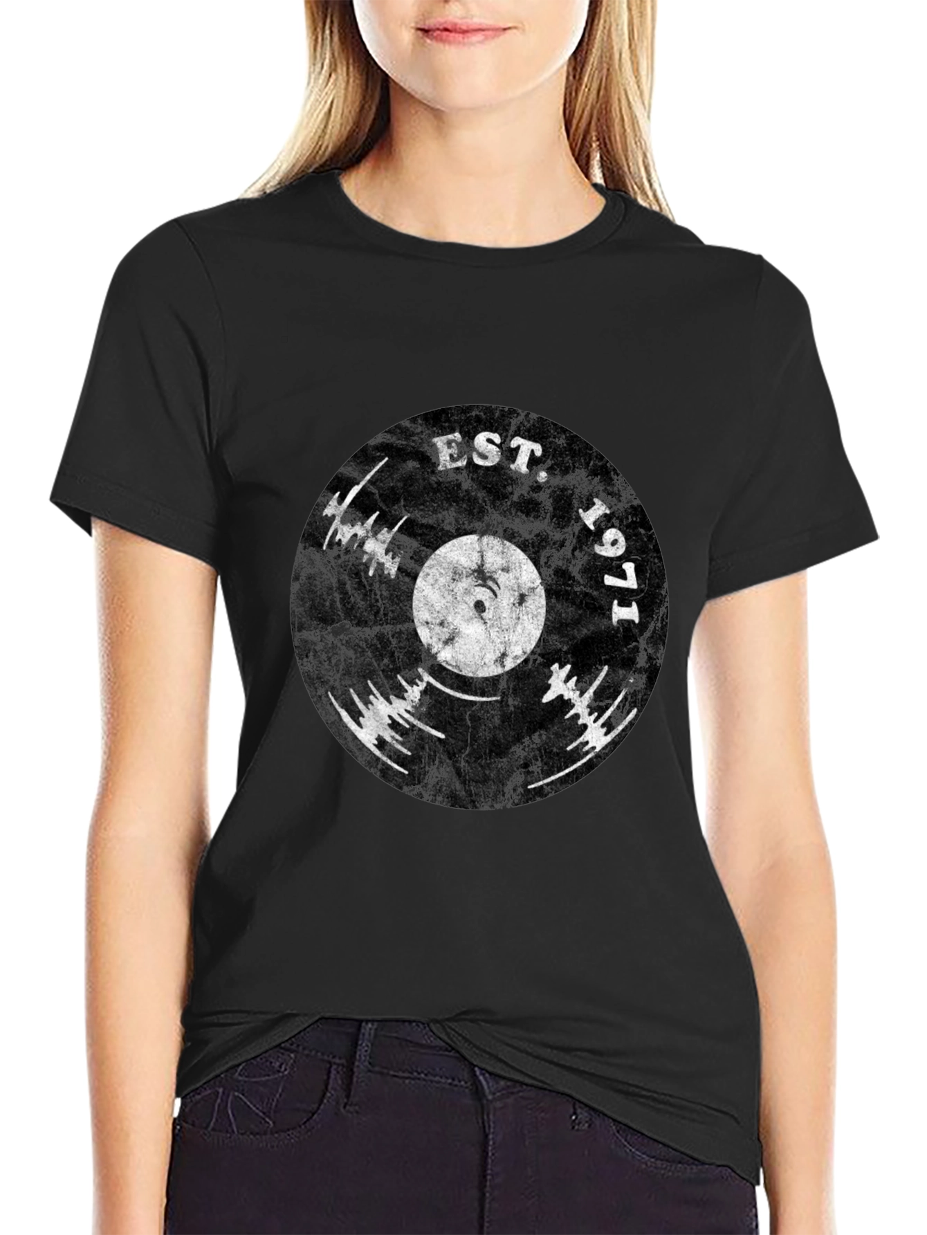 Est. 1971 Vinyl Record Graphic Tee