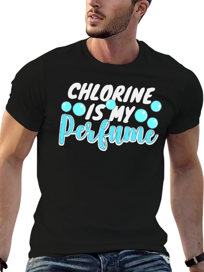 Chlorine is My Perfume T-Shirt Swimmer Gift