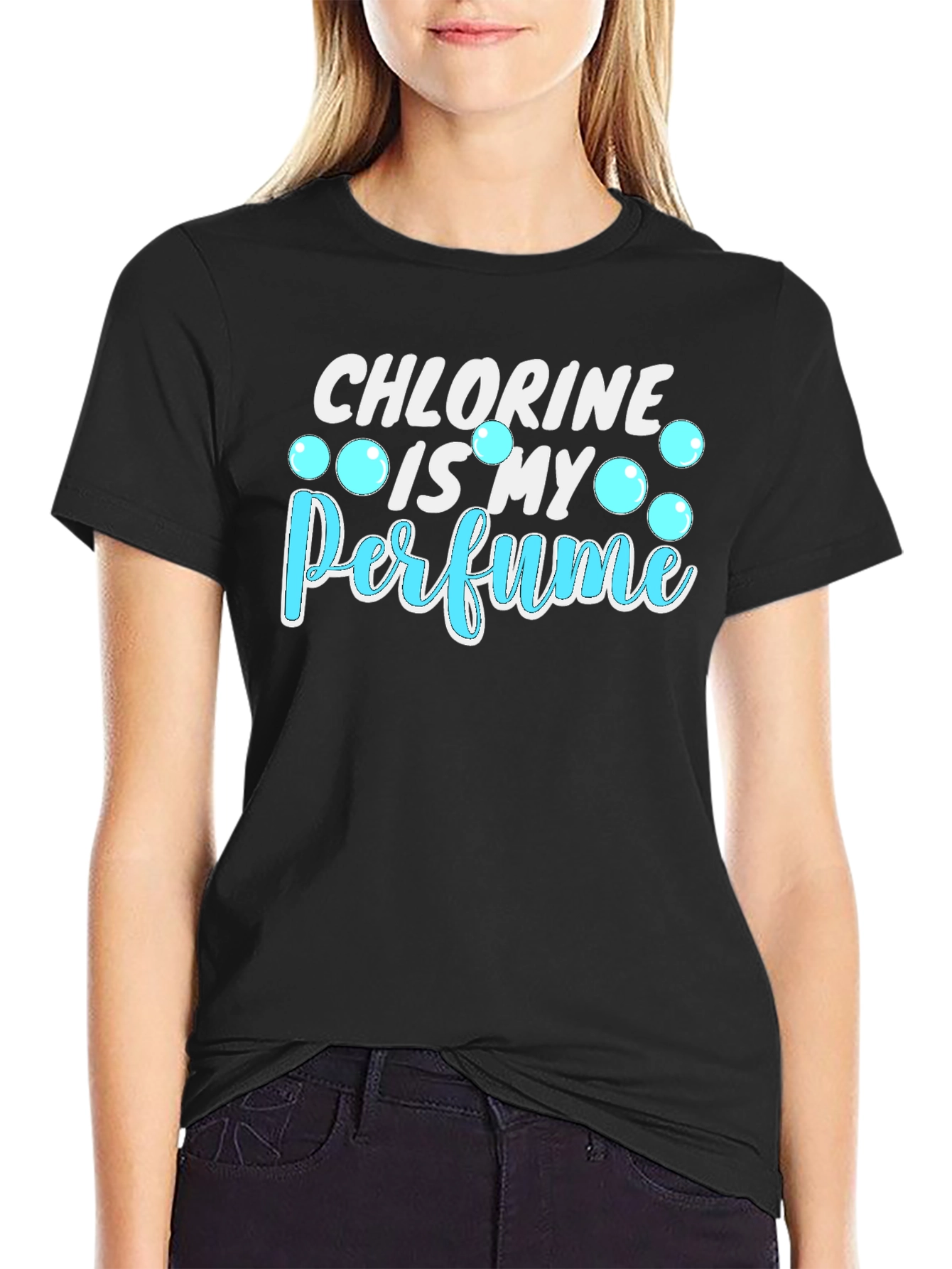 Chlorine is My Perfume T-Shirt Swimmer Gift