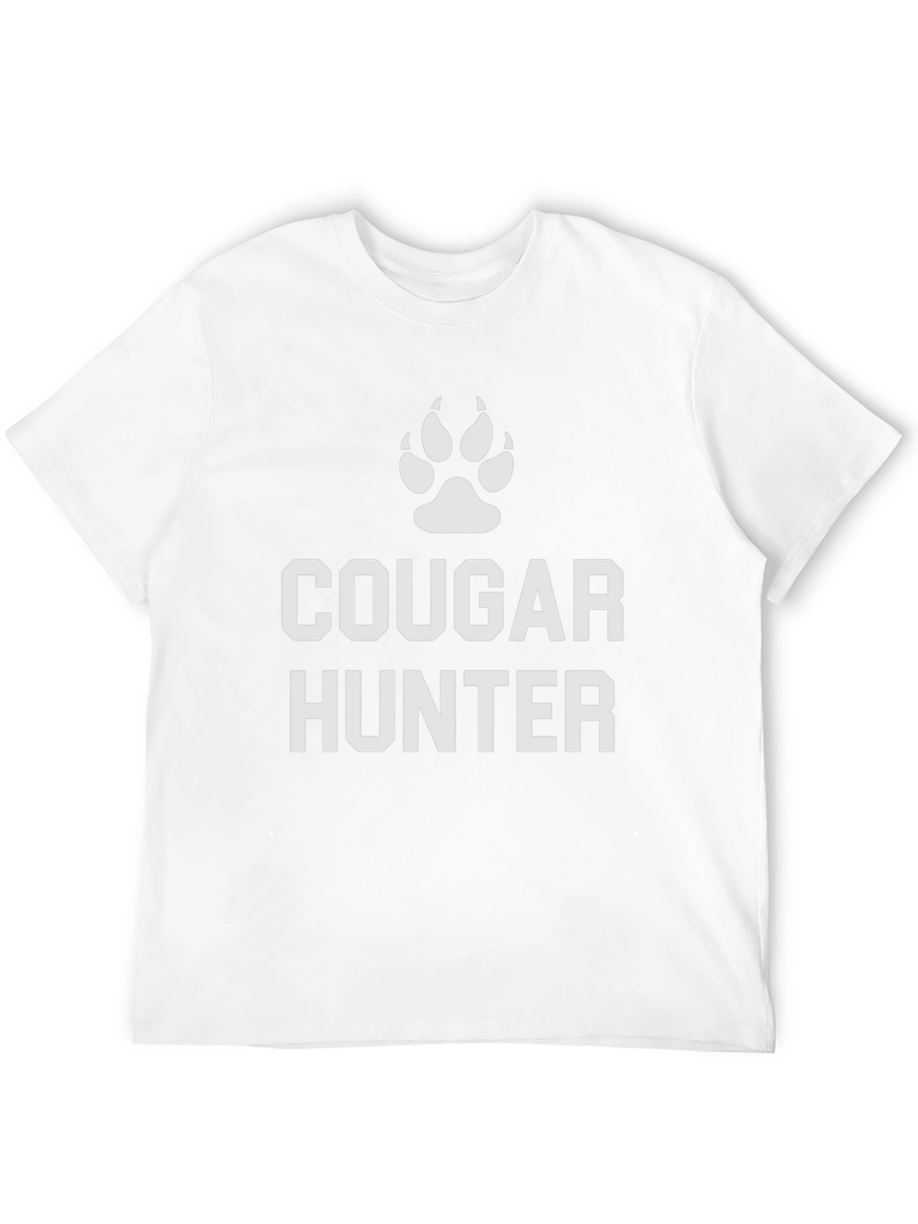 Cougar Hunter Graphic Tee - Black Cotton Blend