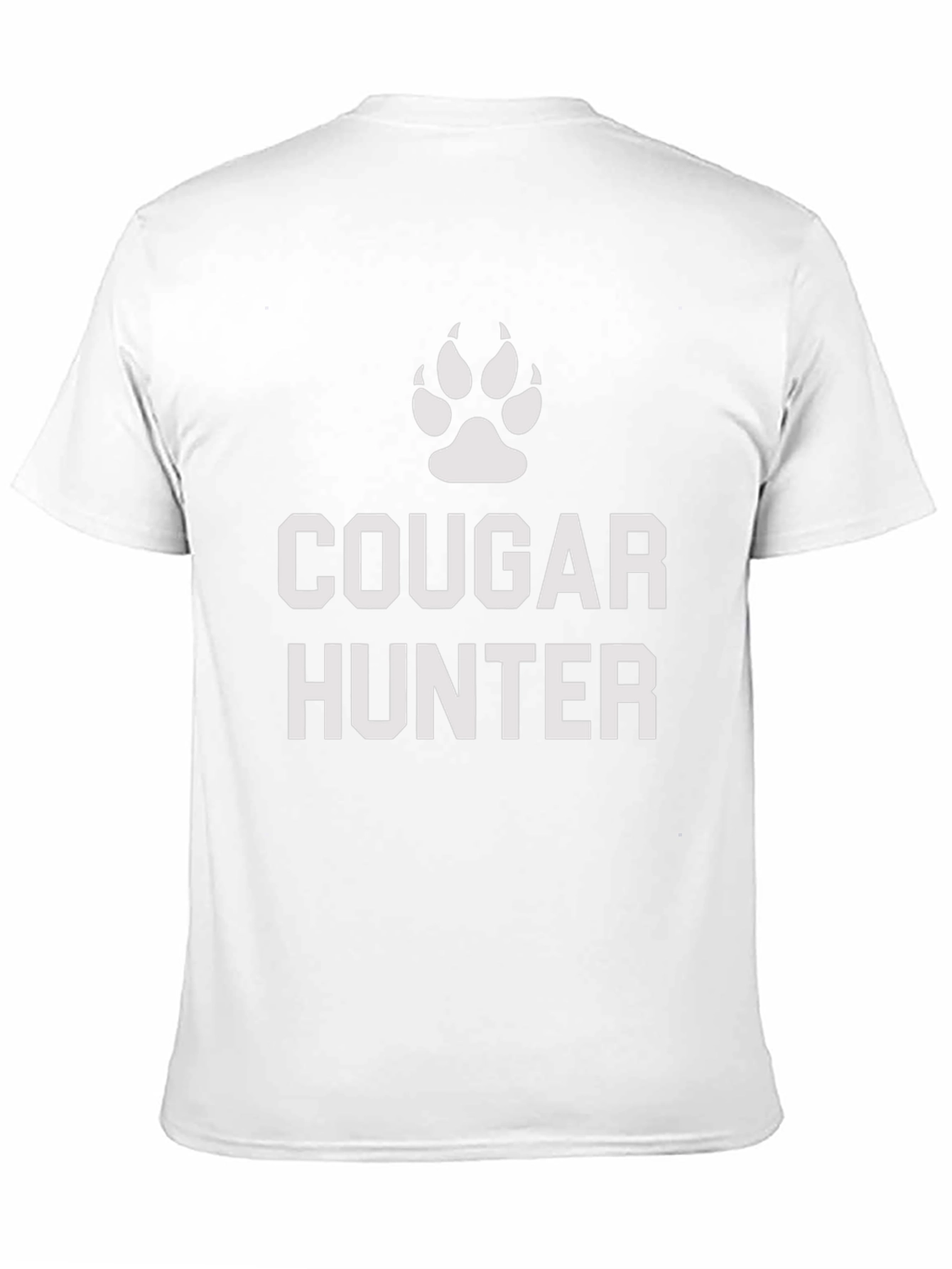 Cougar Hunter Graphic Tee - Black Cotton Blend