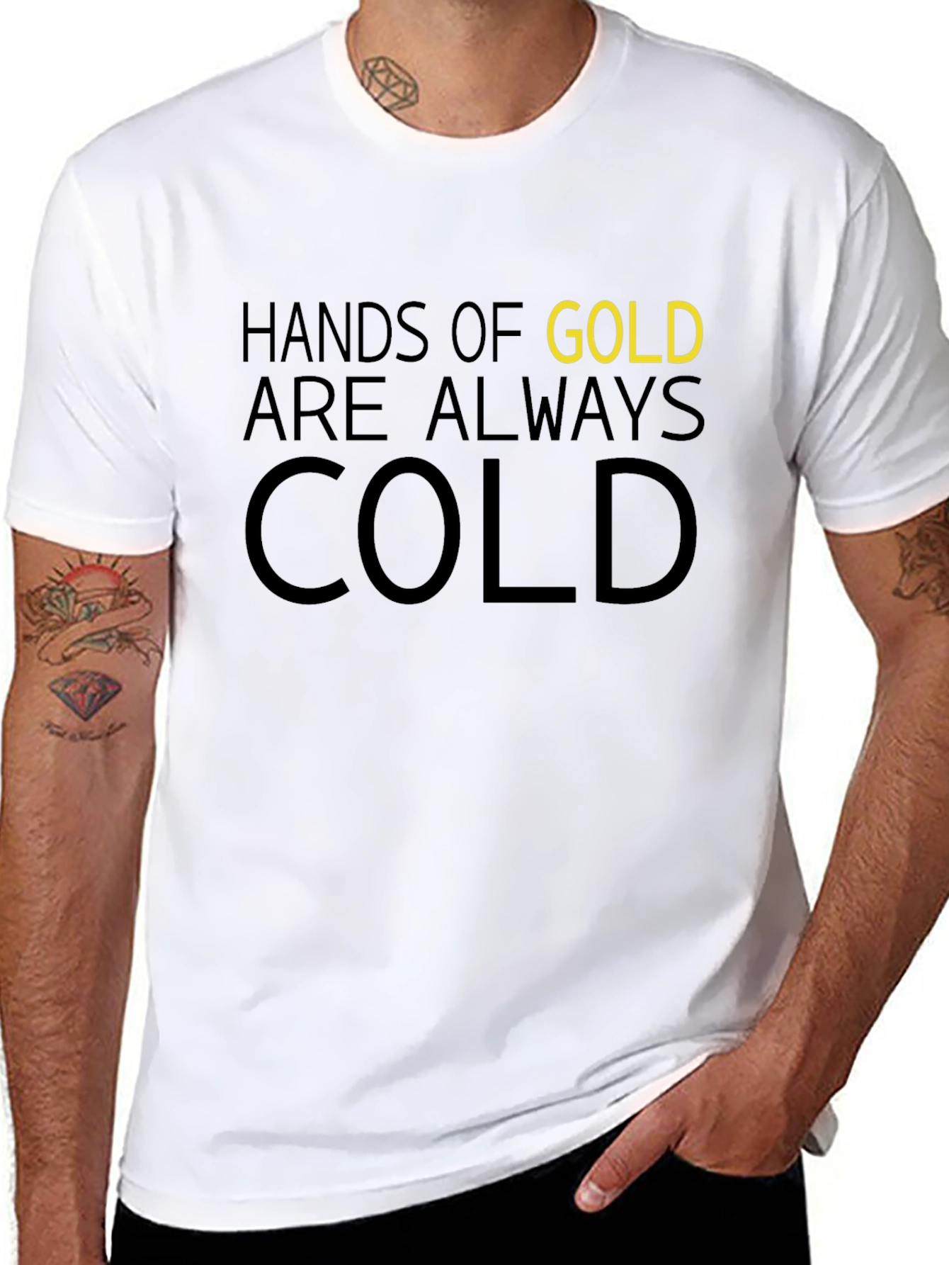 Hands of Gold T-Shirt - Premium Cotton Blend