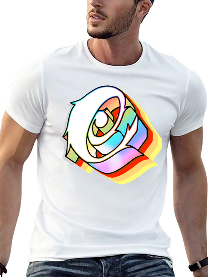 Edgy Rose Black T-Shirt - Stylish Urban Streetwear