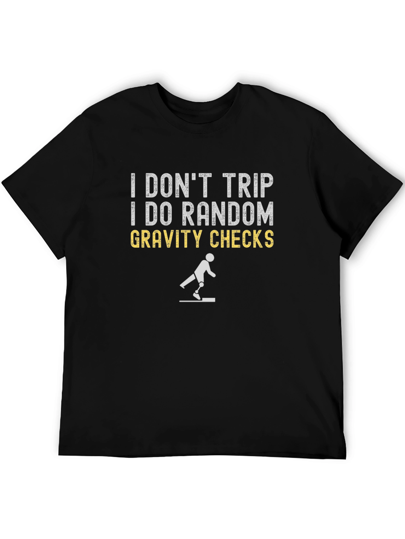 Random Gravity Checks T-Shirt