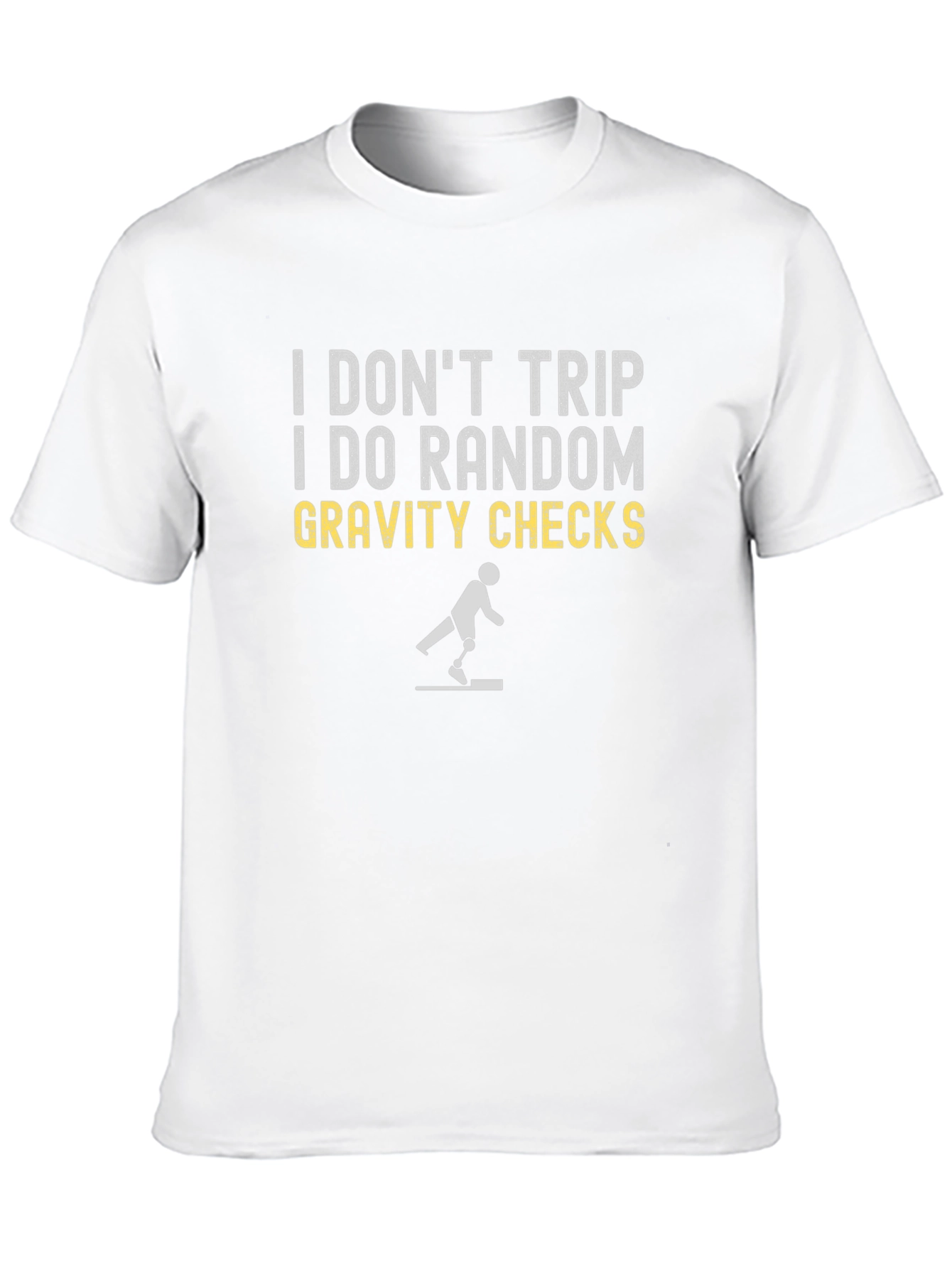 Random Gravity Checks T-Shirt