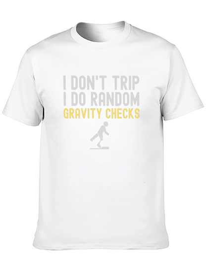 Random Gravity Checks T-Shirt