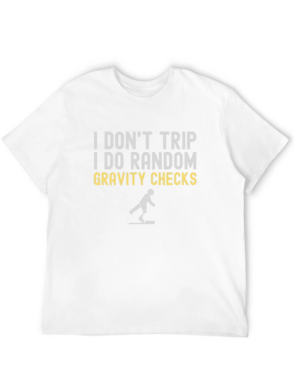 Random Gravity Checks T-Shirt