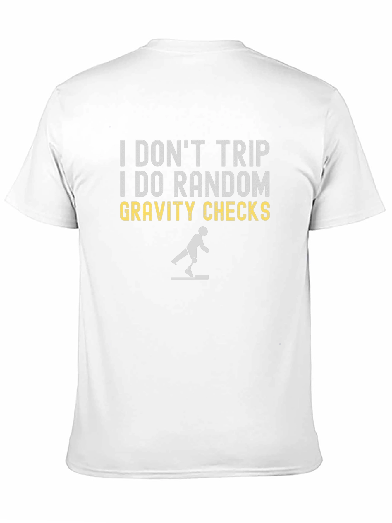 Random Gravity Checks T-Shirt