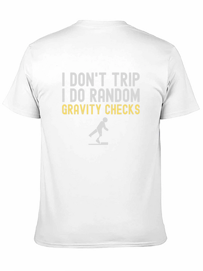 Random Gravity Checks T-Shirt