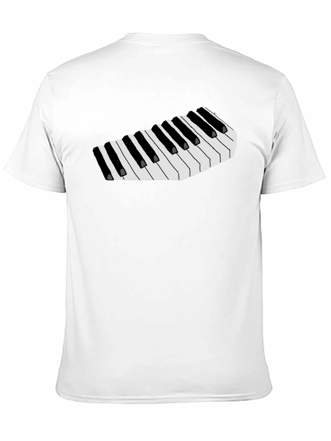 Musical Keys Graphic Tee - Black T-Shirt