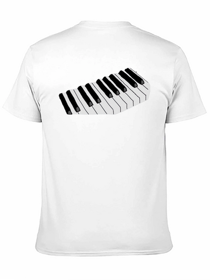 Musical Keys Graphic Tee - Black T-Shirt
