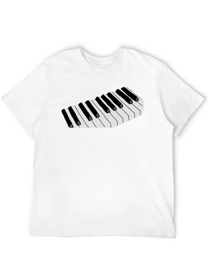 Musical Keys Graphic Tee - Black T-Shirt