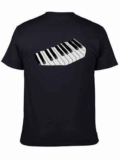 Musical Keys Graphic Tee - Black T-Shirt