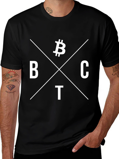 Bitcoin BTC Crypto T-Shirt - Black
