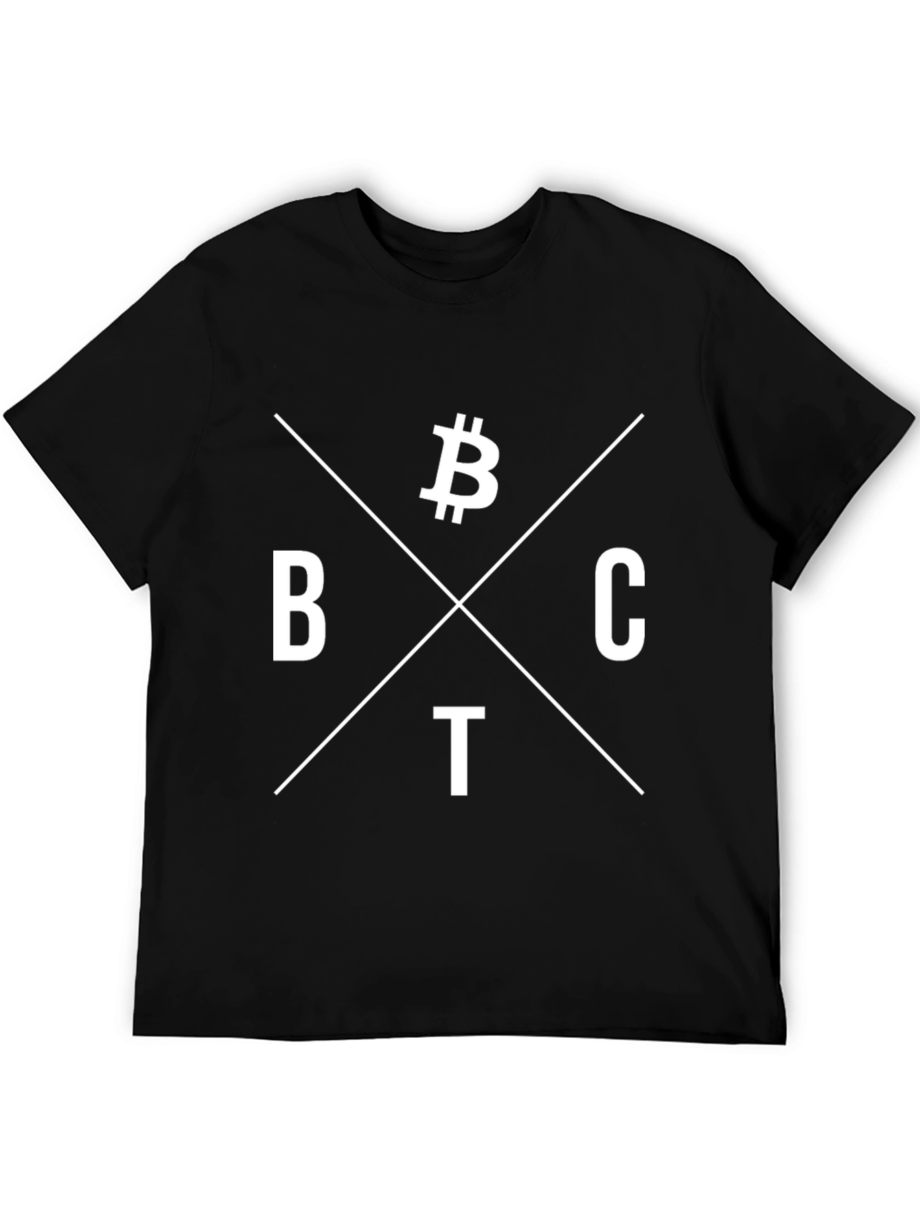 Bitcoin BTC Crypto T-Shirt - Black