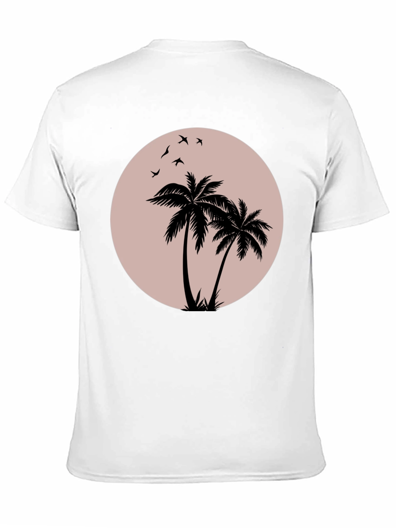 Black Palm Tree Graphic T-Shirt