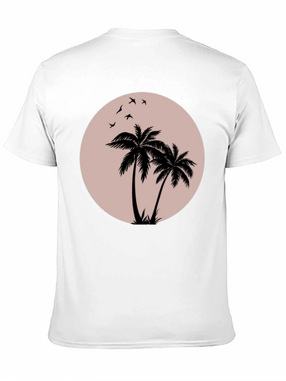 Black Palm Tree Graphic T-Shirt