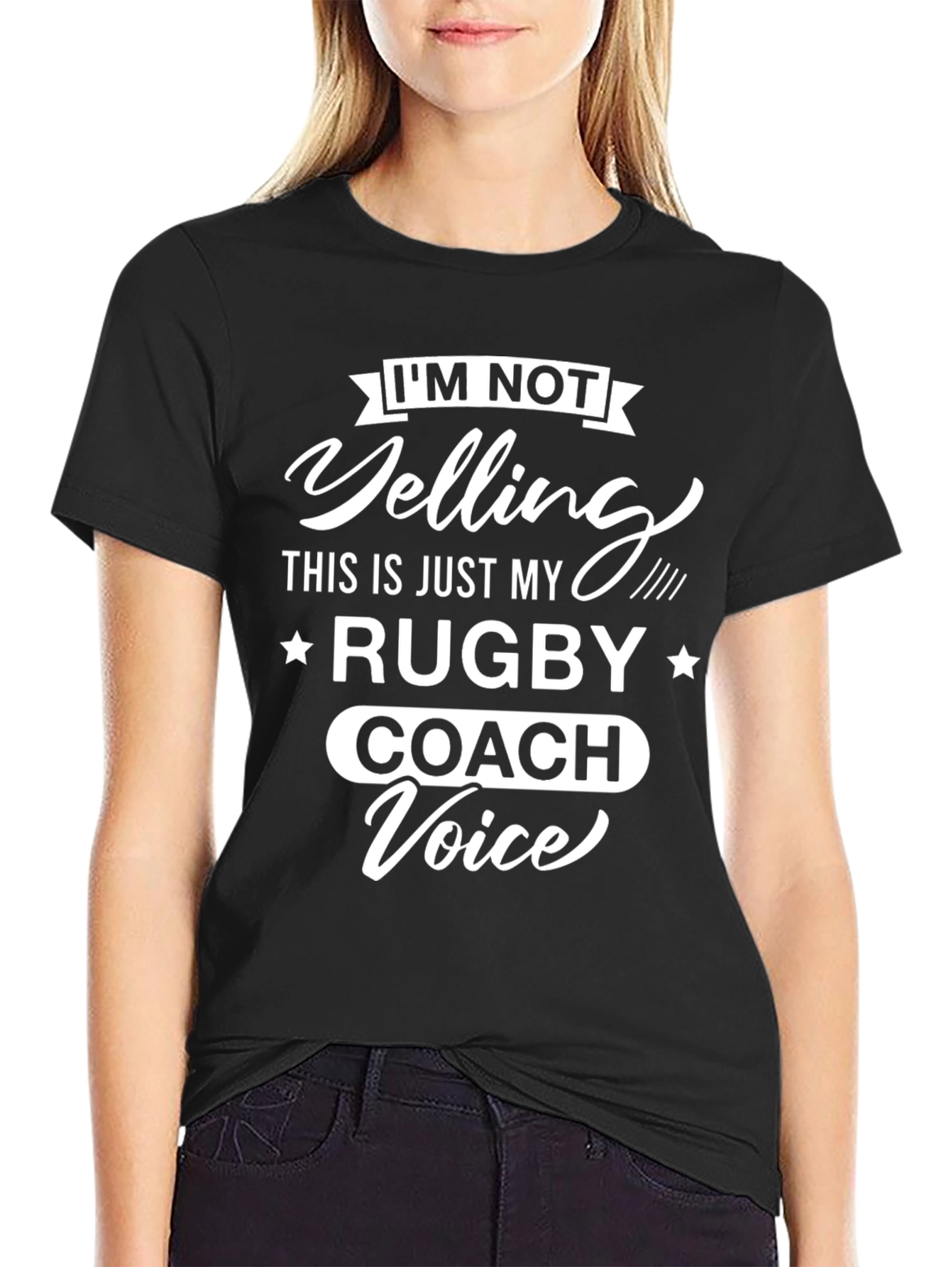 Rugby Coach Voice T-Shirt - Funny Sports Tee