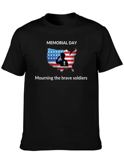 Memorial Day T-Shirt: Mourning Brave Soldiers