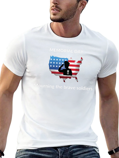 Memorial Day T-Shirt: Mourning Brave Soldiers
