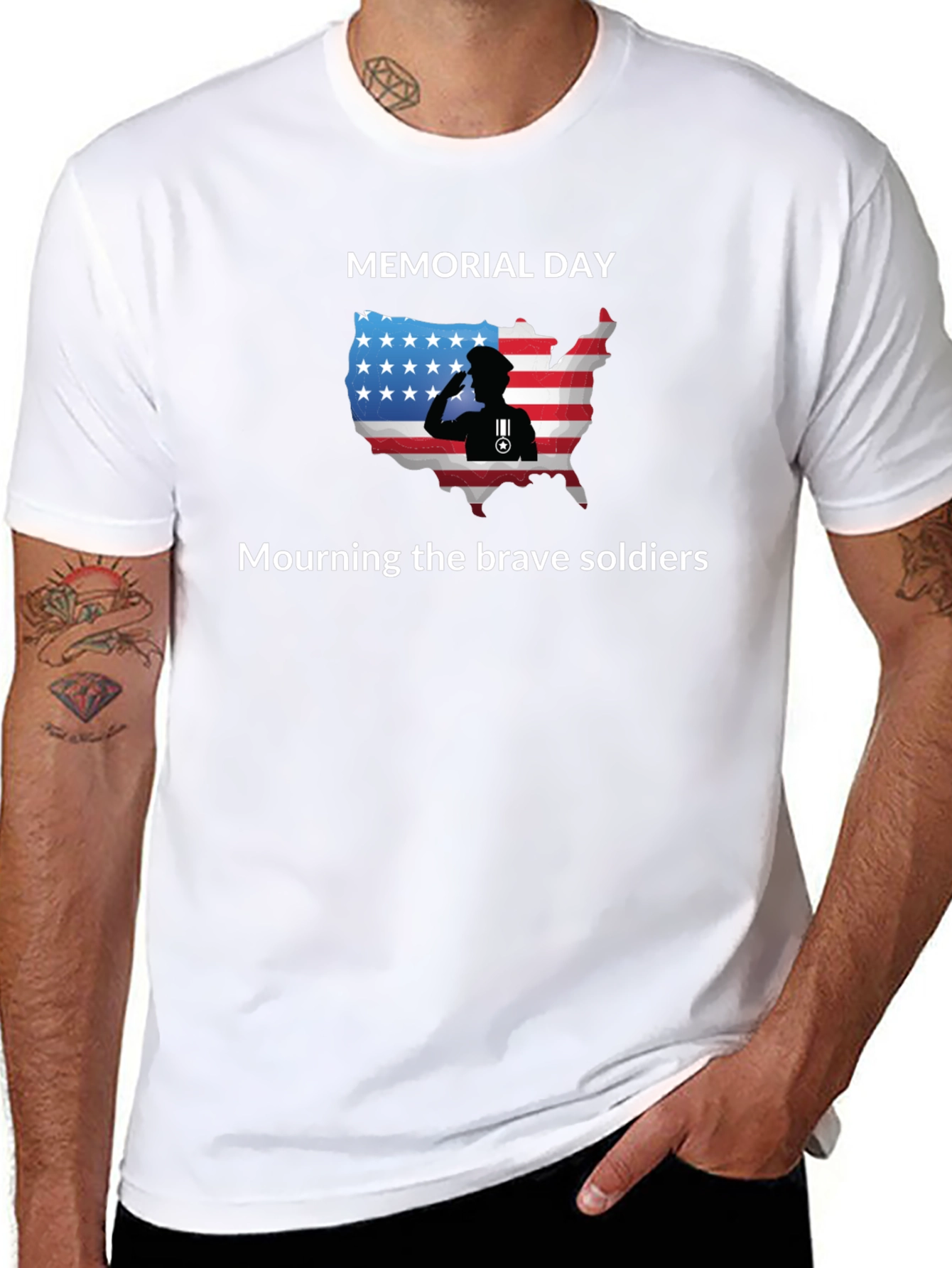 Memorial Day T-Shirt: Mourning Brave Soldiers