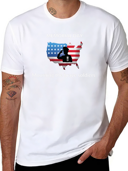 Memorial Day T-Shirt: Mourning Brave Soldiers
