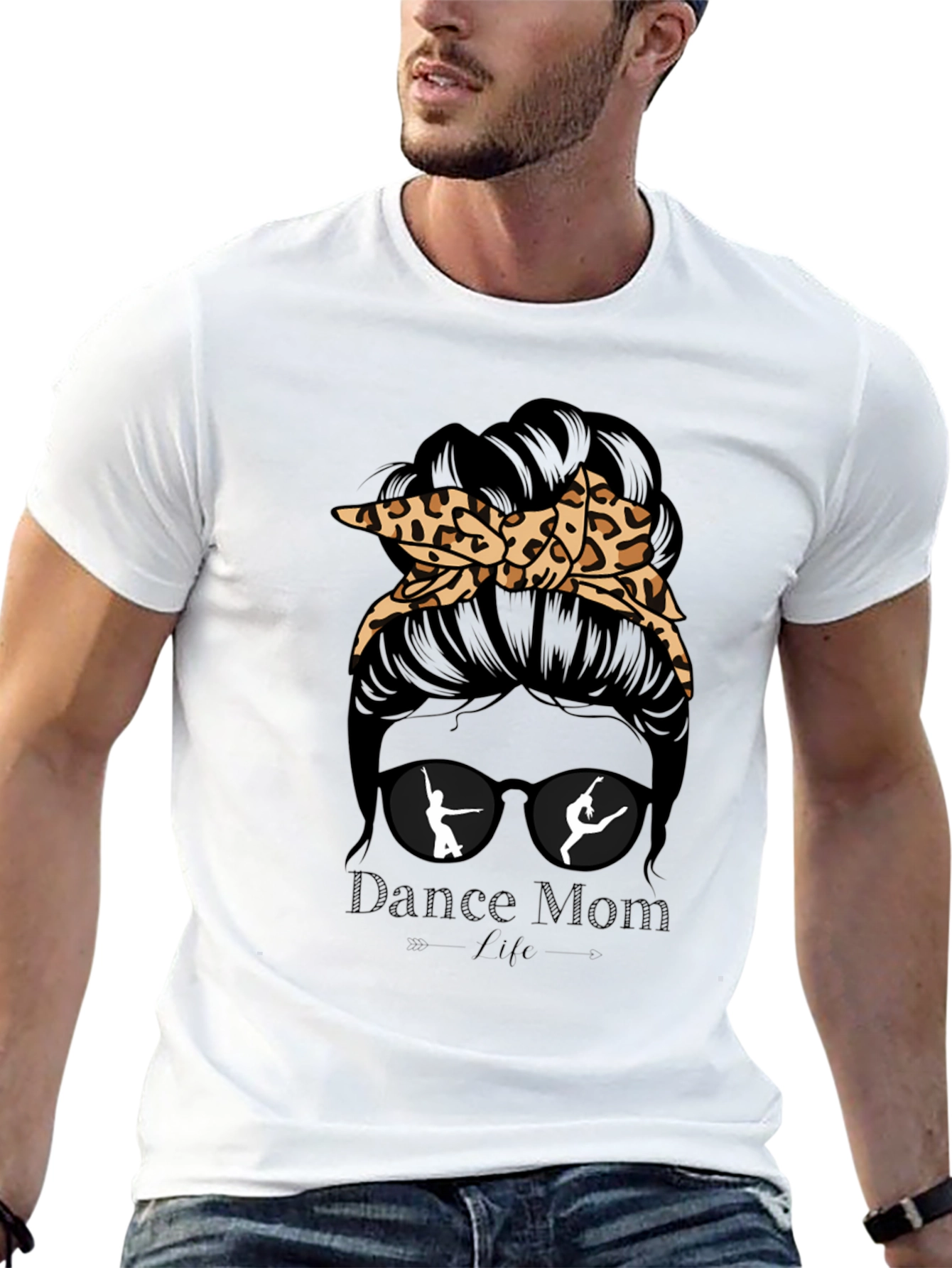 Dance Mom Life Messy Bun T-Shirt