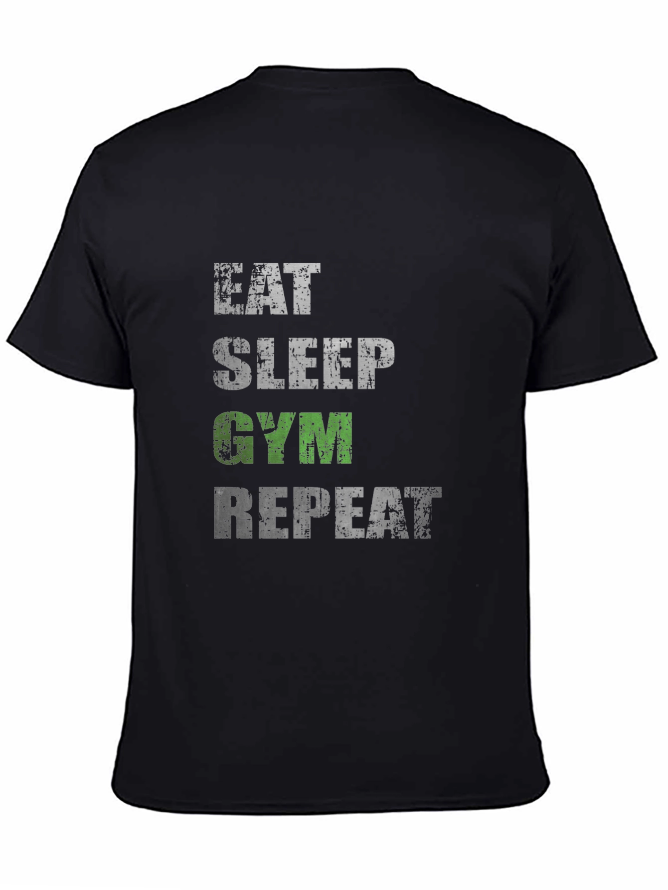 Eat Sleep Gym Repeat Graphic Tee