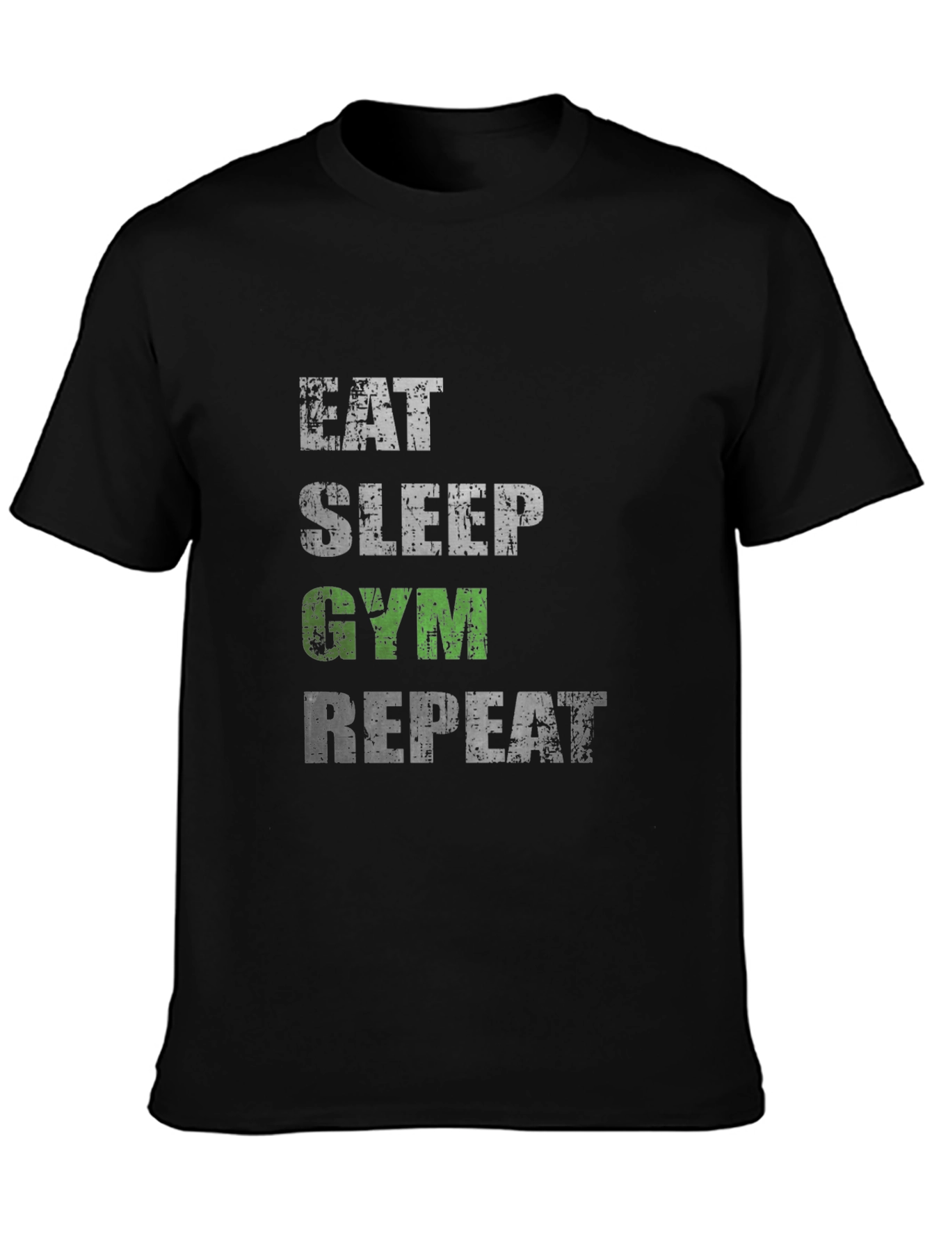 Eat Sleep Gym Repeat Graphic Tee