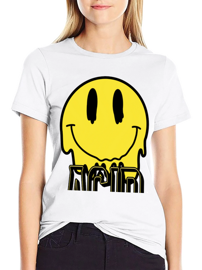 Acid Smiley Face Graphic Tee