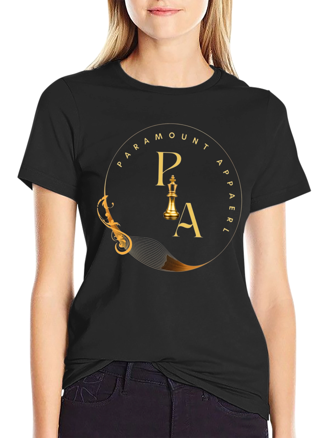 Paramount Apparel Black T-Shirt
