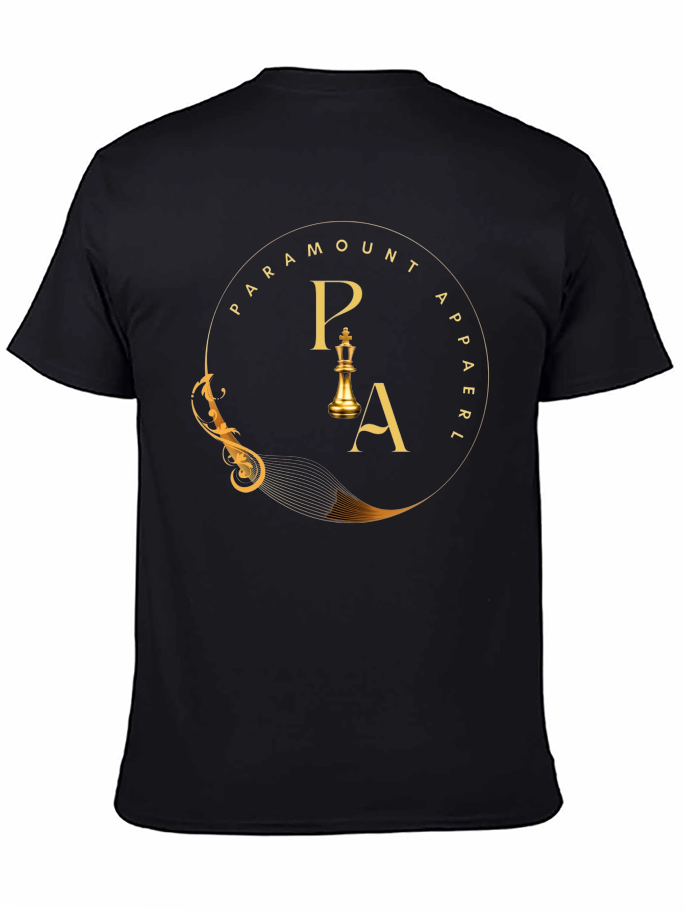 Paramount Apparel Black T-Shirt