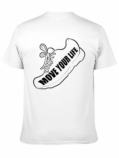 Move Your Life Graphic T-Shirt - Black