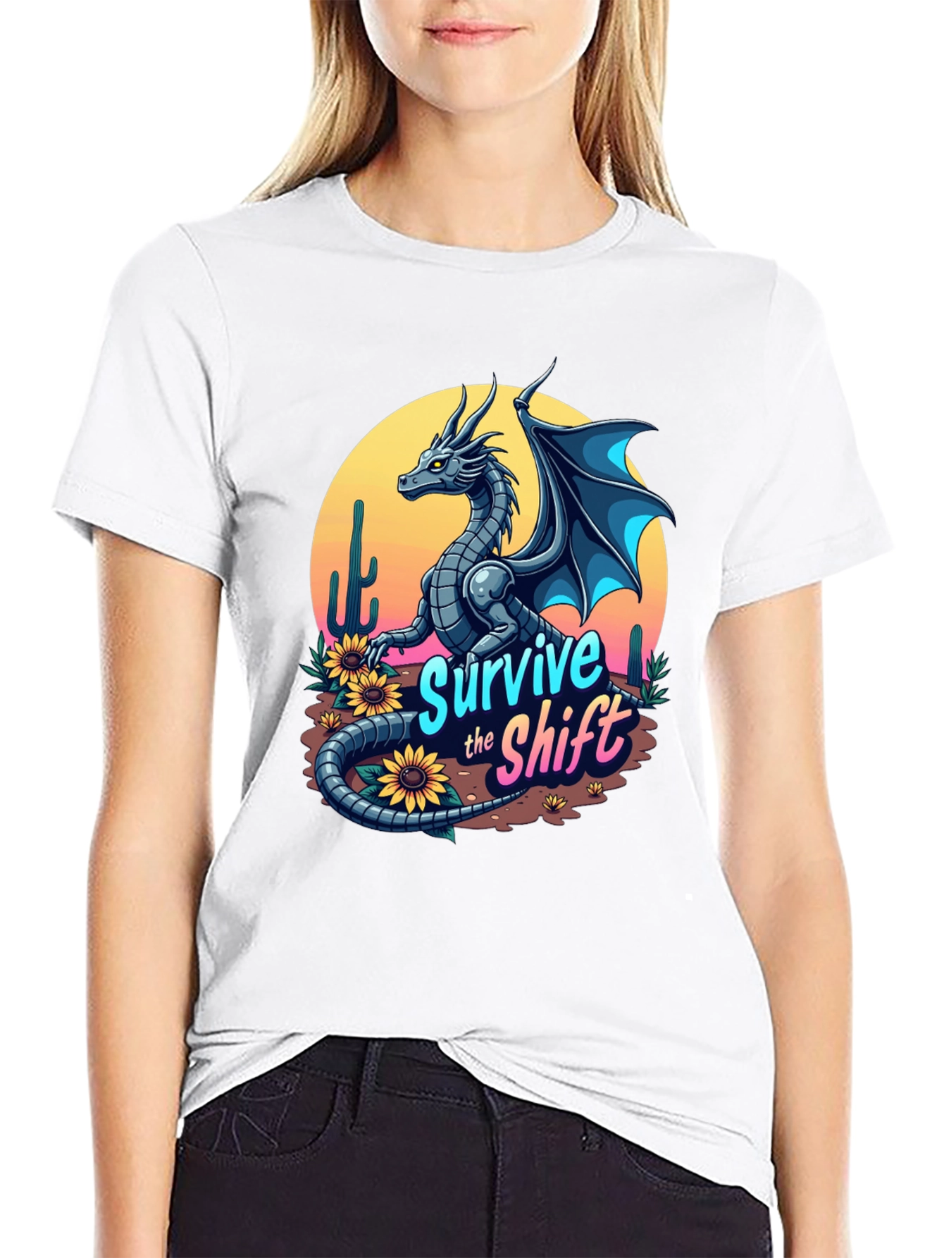 Survive the Shift Dragon Graphic Tee