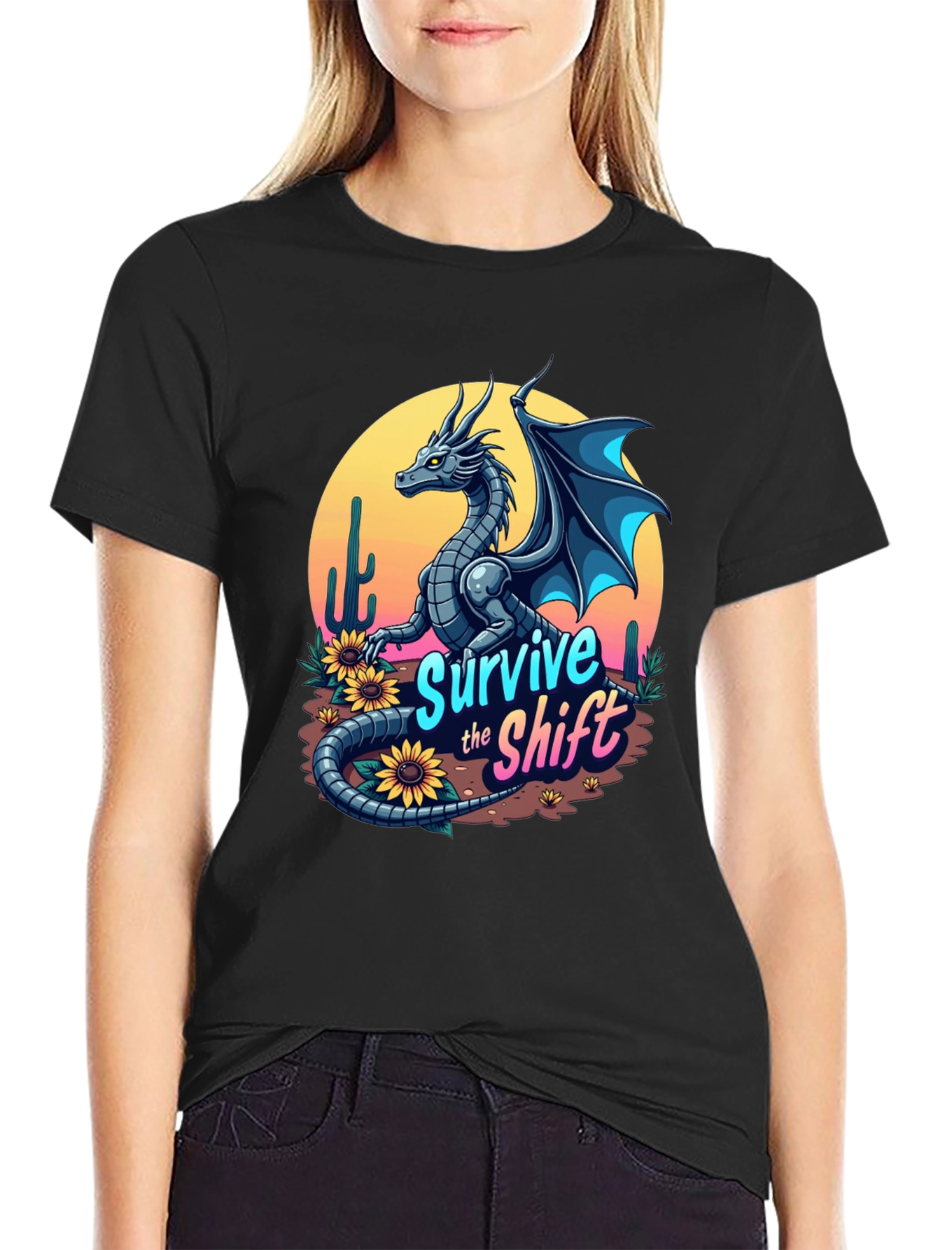 Survive the Shift Dragon Graphic Tee